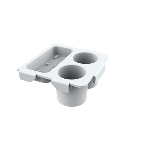 Tiga Topper Cup Holder Tray Accessory for Bogg Bag X-Large - Fit for Stanley Cup - EVA Material is Water-Resistant - Women Phone Holder for Bogg Bag - Divider and Organizer - Patented (Light Gray)
