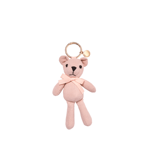 Blush Bear Bag Charm | Poppy and Peonies – www.poppyandpeonies-us.com