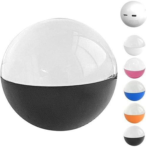 Christmas Core Memory Orb Ornament, Electronic WiFi Crystal Ball Video Display, Customizable Photo Sphere Decoration, Idea(Black,Ordinary)