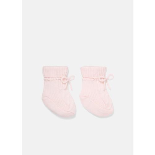 Baby Cashmere Cable Booties