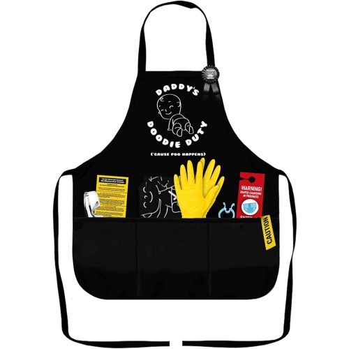 NEW DAD Gag Gift Apron Emergency KIT