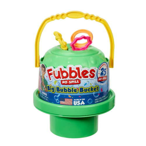 Little Kids - Fubbles No Spill Big Bubble Bucket, Green