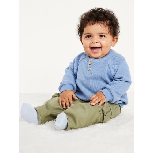 Baggy Barrel-Leg Cargo Jeans for Baby