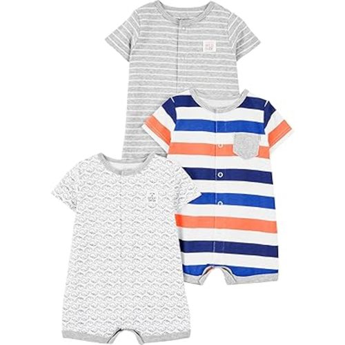 Simple Joys by Carter's Baby 3-Pack Snap-up Rompers