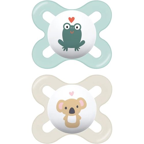 MAM Start Pacifiers Value Pack (2 pack, 1 Sterilizing Pacifier Case)