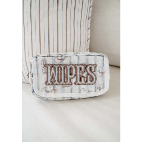Wipes Pouch - Western Blues Clear Coat Bag – KenzKustomz