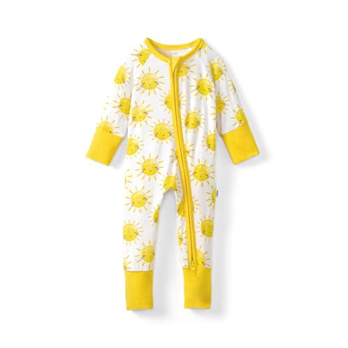 Little Sleepies Pajamas for Baby Boys & Girls, Viscose from Bamboo Baby Pajamas, Sleepers, 2-Way Zipper PJs