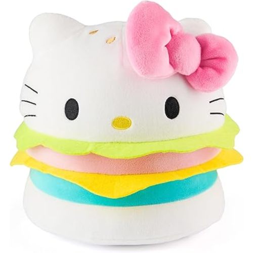 GUND Sanrio Hello Kitty Hamburger 8-Inch Plush Toy for Ages 1+