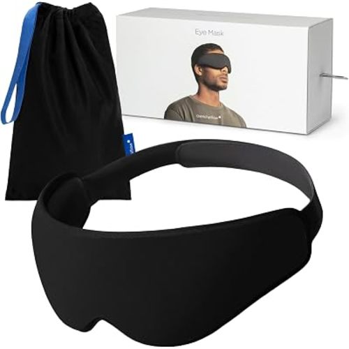 Ostrichpillow Eye Mask 3D Sleep Mask, 100% Blackout Pressure-Free, Washable