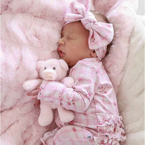 Double-Ruched Faux Fur Blankets | Caden Lane