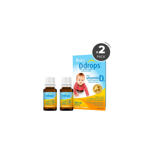 Ddrops Baby Liquid Vitamin D3 Bundle