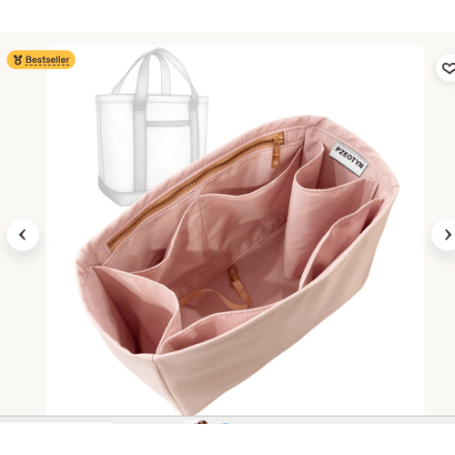 Insert for Tote Boat Bag, Waterproof Tote Purse Bag Organizer Large