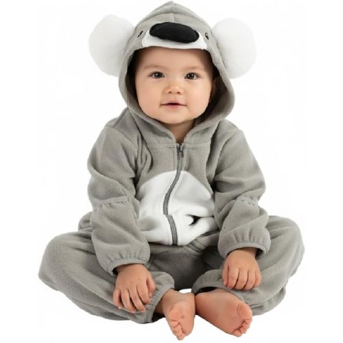 Cuddle Club Fleece Baby Bunting Bodysuit with Hood, Convertible Mittens & Booties, Car Seat Friendly, Soft & Warm, Easy Zip