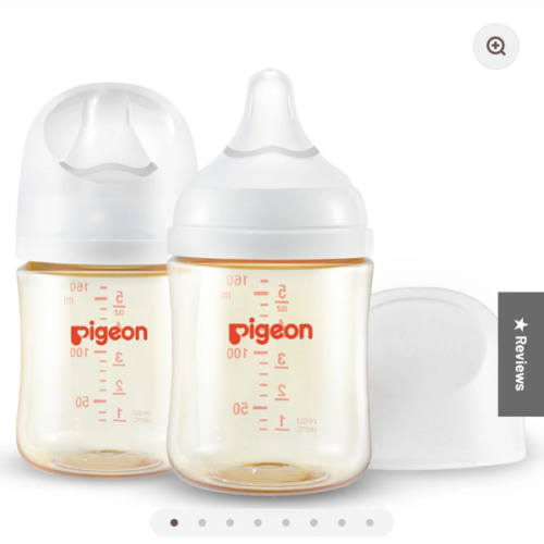 Wide Neck Baby Bottle 2 Packs,5.4 Oz（for Newborns)