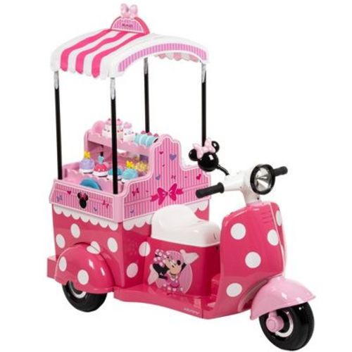 Huffy Disney Minnie Mouse Bakery Cart Battery Ride-On - 6V - Age 3+ - Pink
