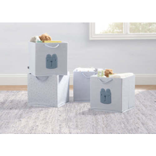 babyGap 4-Pack Brannan Bear Fabric Storage Bins with Handles