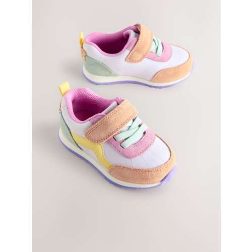 Multi Colourblock Standard Fit (F) First Walker Trainers