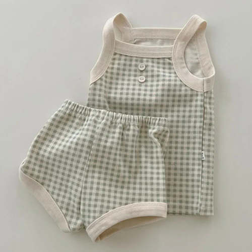 Soft Pastel Plaid Set