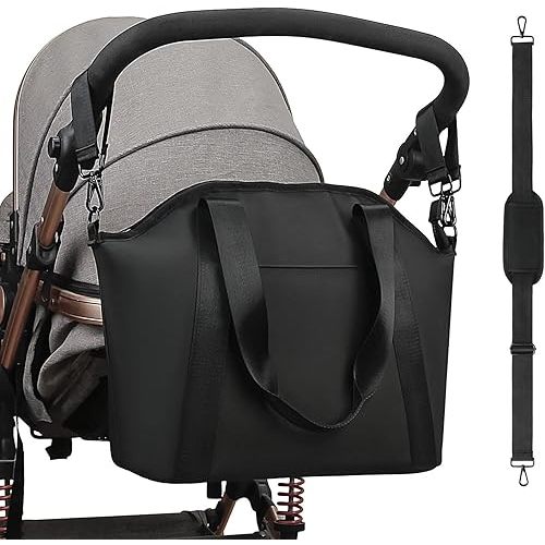 Diaper Bag - Baby Changing Bag | Baby Nappy Bag For Wet Wipes Diaper Travel | Changing Tote Bag Satchel Messenger Travel Diaper Weekender Bag With Shoulder Strap Mom Bag Milk Bottle Holder