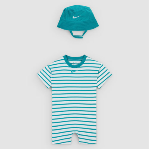 Nike Baby (12-24M) Short Sleeve Romper with Bucket Hat. Nike.com