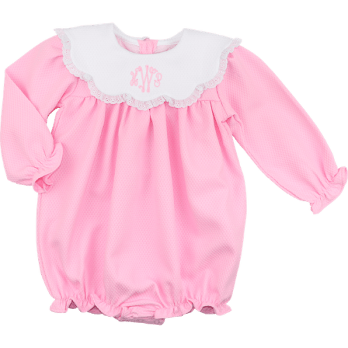 Pink Honeycomb Eyelet Bubble – Cecil & Lou