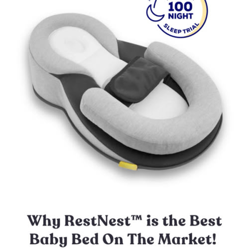 Original RestNest® - Acid Reflux & Colic Relief Baby Bed | Newborns 0-12 months
