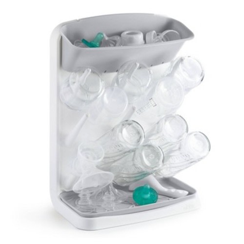 Ubbi Vertical Bottle Drying Rack - Space Saving - Gray