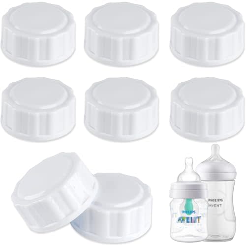 (8-PCs) Travel Bottle Caps Compatible with Avent Bottles, Bottle Lids Replacement