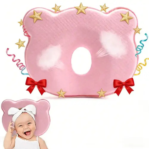 [Genuine Silicone]Baby Nap Pillow- Soft & Breathable Memory Sponge - TikTok Shop