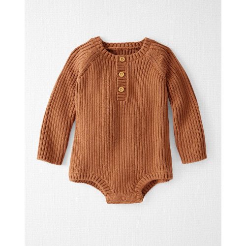 Baby Organic Cotton Sweater Knit Bubble - 12M - Tiger Eye