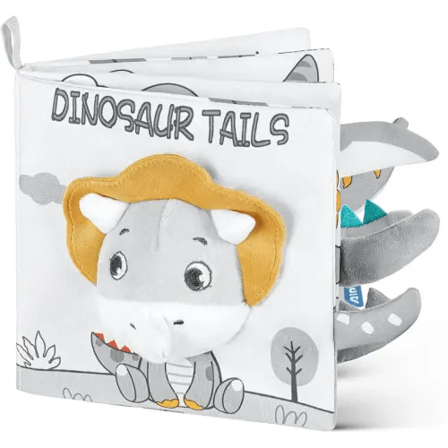Soft Baby Books Toys, Newborn Crinkle Book, 3D Baby Crinkle Book, Baby Books Toys for Toddlers&Kids, Soft Baby Books Touch and Feel Crinkle for 0-6 Months Boys&Girls Gifts(Dinosaur)