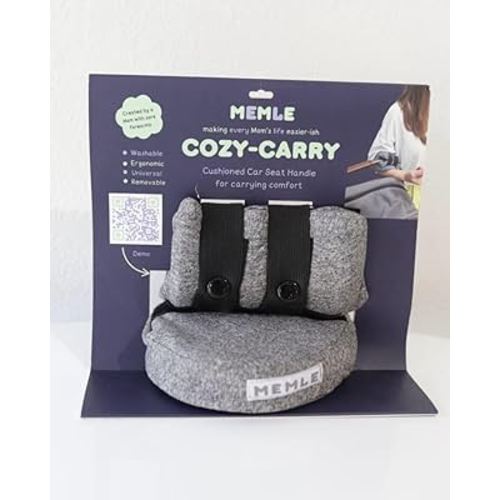 Car Seat Handle Cushion – Must-Have Baby Accessory for Moms – Universal Fit, Dual-Density Foam for Arm Comfort – Baby Shower Gift & Infant Carrier Add-On