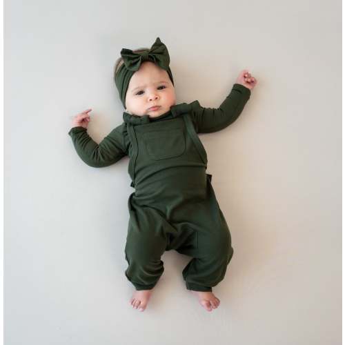 Bamboo Jersey Overall in Fir