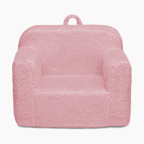 Delta Children Cozee High Pile Fleece Chair - Sherpa Pink