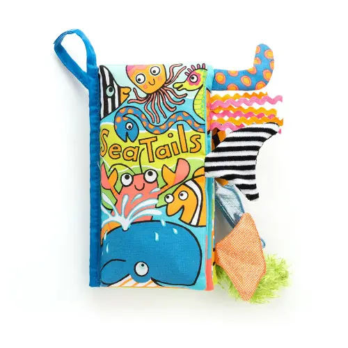 Sea Tails - Crinkly Fabric Book by Jellycat – Pacifier Kids Boutique