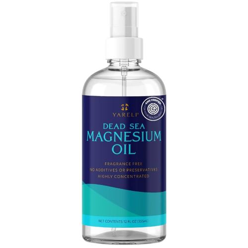 Magnesium Oil Spray, Ultra Absorbent High Strength Dead Sea Magnesium, 12oz, for Better Sleep and Muscle Relaxation