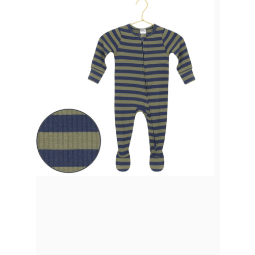 Rome Ribbed Zipper Footies