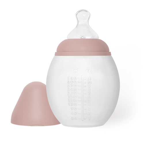 Elhee anti-colic baby bottle 11oz | Blush
