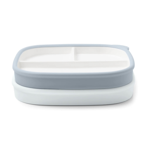 Clean Start Toddler Divided Plate | Premium Ceramic | Non Toxic – Ello