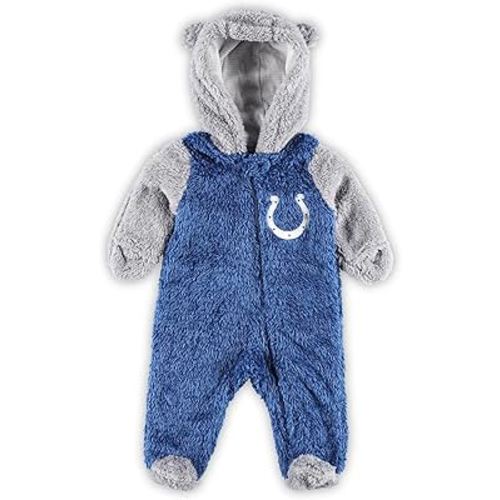 Outerstuff Newborn & Infant NFL Game Nap Teddy Fleece Bunting Full-Zip Sleeper