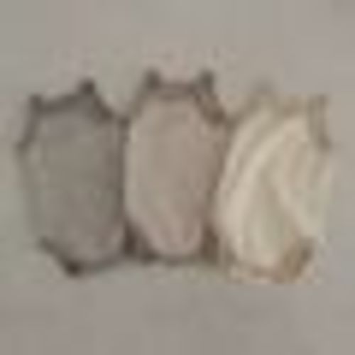 Baby Contrast Trim Mushroom Cami Romper (3-18m)- 3 Colors - Grey / 12-18m