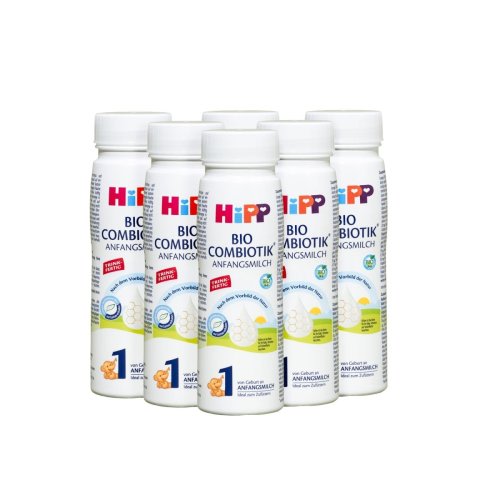 HiPP German Stage 1 Ready to Feed From Birth (200mlx6)