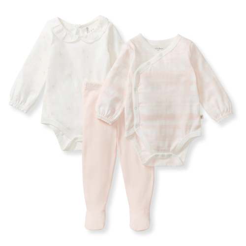 Origami Baby Girl 3-Piece Bodysuit & Pants Set – Burt's Bees Baby