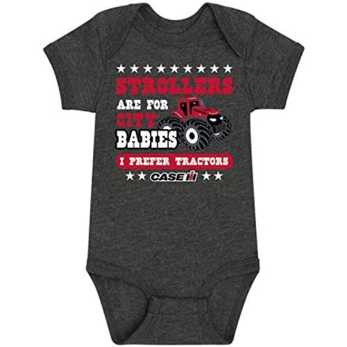 Strollers Are For City Babies Case IH - Infant Baby One Piece