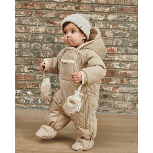 Snow Jumpsuit, Oat - 7AM Enfant | Maisonette