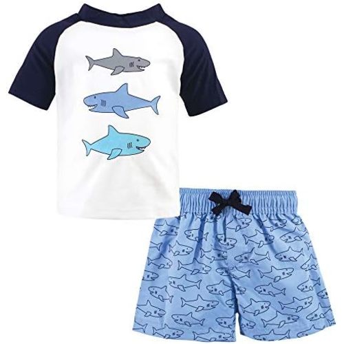 Swim Rashguard Set, shark, 2T