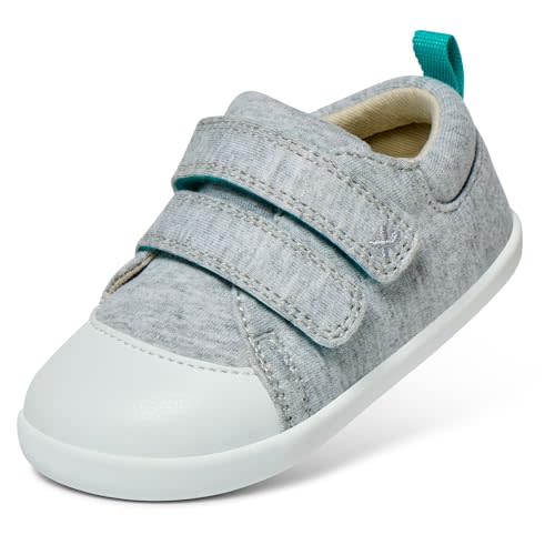 Ten Little First Walker Baby Shoes & Toddler Shoes for Boys & Girls - Lightweight, Breathable Cotton Baby Walking Shoes - Non-Slip, Wide-Feet Walking Shoes for Babies