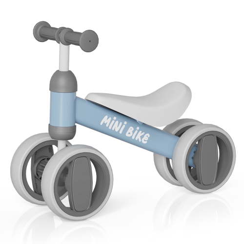 SIMATE Baby Balance Bike for 12-36 Months , Toddler balance bike with 4 Wheels , Indoor & Outdoor Bike Riding Toy, First B-day Gift