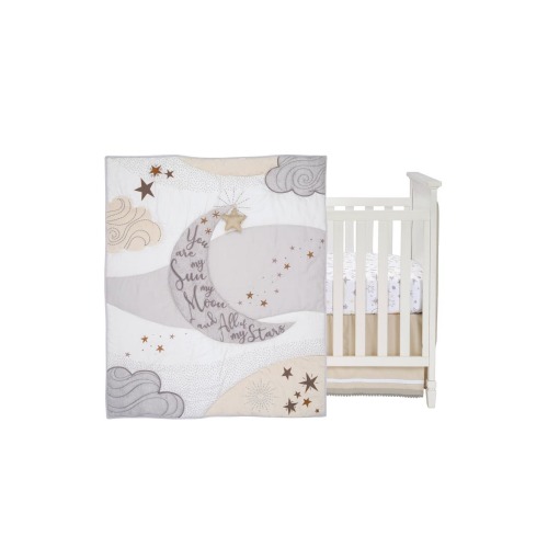 Goodnight Moon 3-Piece Celestial Nursery Baby Crib Bedding Set