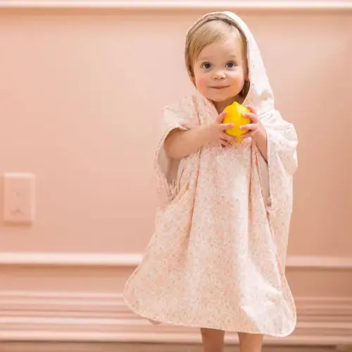 Percale Kids' Poncho | Weezie Towels